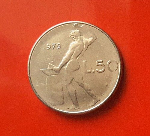Lire 1979 gommata con - 50,