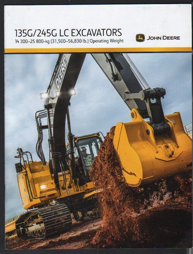 Foglietto brochure escavatore