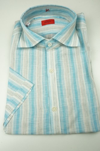 Camicia elegante isaia blu - isaia,