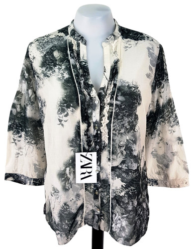 Camicia donna zara grigia - camicia,