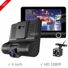 HD 1080P 3 obiettivi auto DVR