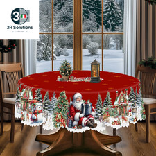Tovaglia Natalizia Rotonda E