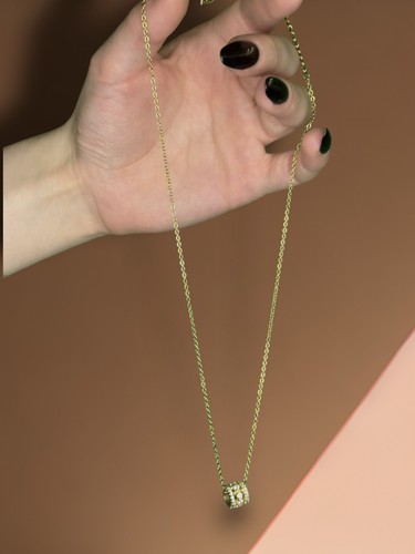 Collana botte placcata - collana, a