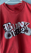 T-shirt Blink 182 tour 2004 ROSSO manica corta TEE S-5XL DO374