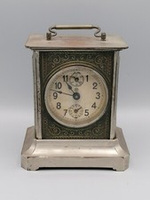 Officier Cappuccina Junghans Antico Orologio da Tavolo Germania 1930