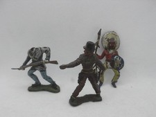 lotto 3 soldatini  plastica - anni 60 - Xiloplasto - Cromoplasto - Landi - altro