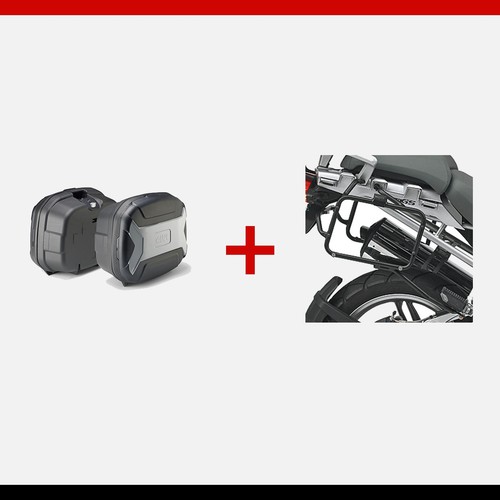 Kit givi trk35bnpack2 valigie - givi,