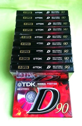Tdk 10 musicassette - 90,