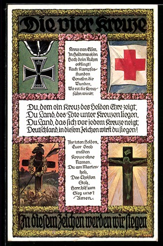 Cartolina quattro croci - le,