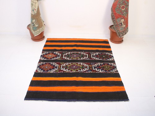Tappeto kilim turco 4x6 fatto