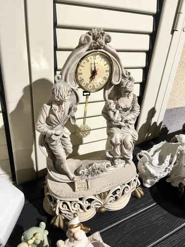 Statua orologio lampada - orologio,