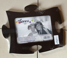 PUZZLE componibile portafoto MARRONE cornice resina 13x18 a parete Tommy