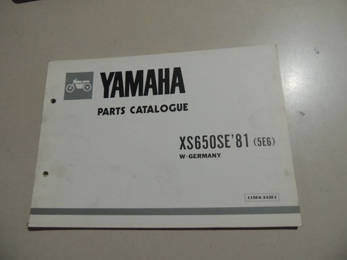 1981 parts catalog - parts,