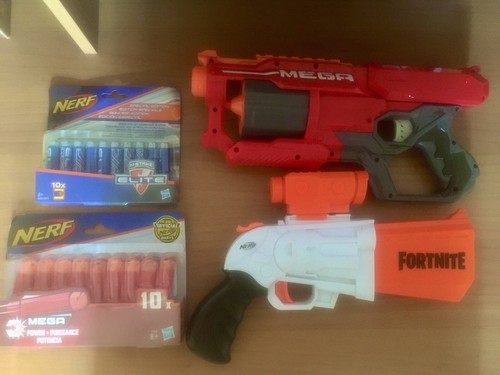 Pistole nerf mega fortnite - e,