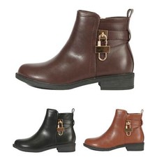 Stivali Donna Bassi Eco Pelle