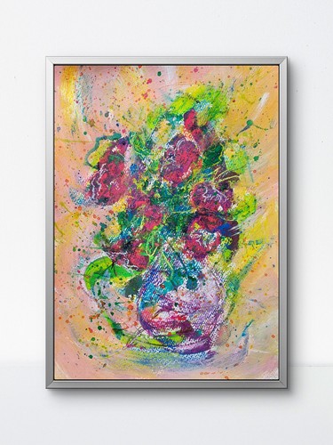Quadro originale peonie - quadro,