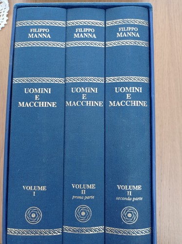 Uomini macchine tre tomi - uomini,