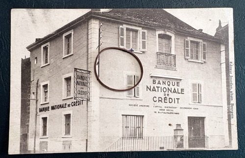 Cpa isère morestel banque - isÈre,