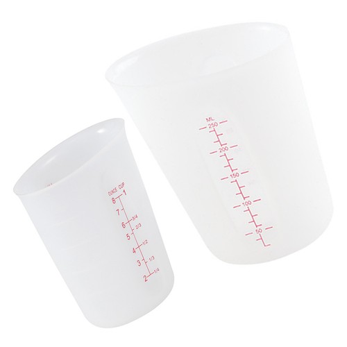 Pcs coppe silicone - 2, bicchiere