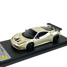 Modellino Auto BBR Models 1/43 Ferrari 458 Italia GT2 Race Version 2011 white