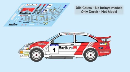 Decals ford sierra cosworth - decals,