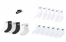 Calze Nike Calzini Bambini Leggeri Crew o Caviglia Ragazzi Ragazze Unisex Confezione da 6 XS