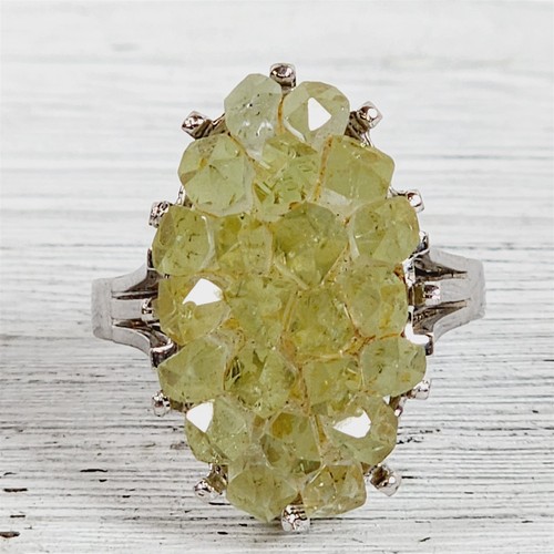Anello vintage oro bianco 14k - oro,