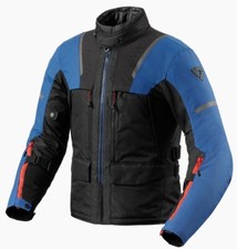 GIACCA JACKET MOTO REV'IT OFFTRACK 2 H2O BLACK BLU NERO 3 STRATI 3LAYER TG 4XL