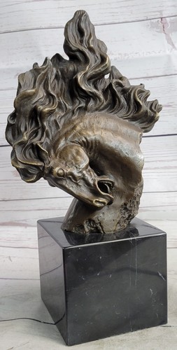 Caldo scultura bronzo cavallo - scultura,