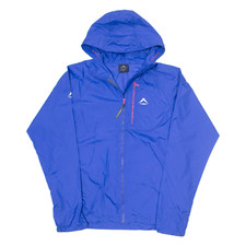 K-WAY Giacca antipioggia donna viola con cappuccio M