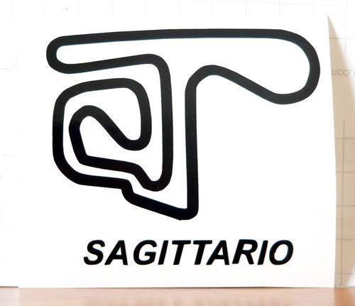 Adesivo sagittario circuito - adesivo, il