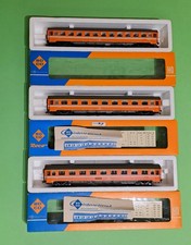 FS Eurofima - N.3 Carrozze ROCO scala H0 1/87 Lunghezza 1/100 Illuminate