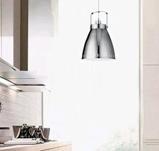 Lampadario In metallo Cromato