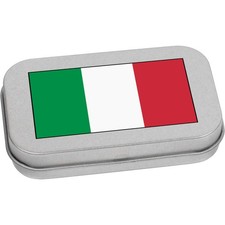 'Bandiera Italiana' Scatola di latta/stoccaggio in metallo con cerniera (TT023060)