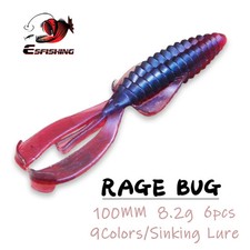 ESFISHING Esca siliconica Rage
