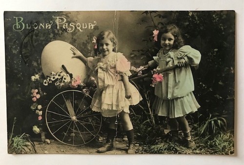 Cartolina buona pasqua - -, 2