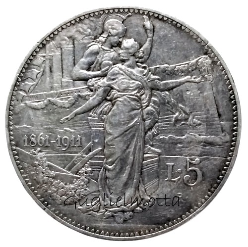 Regno italia lire 1911 - d'italia, 5