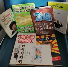 Lotto 7 Libri Umorismo ZELIG/Ridono di noi/La smorfia/Tabloid/Stupidario giuridi