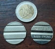 Gettone Token LOTTO 100 Pezzi " Danesi Pi " Vintage Autoscontro Sala Giochi