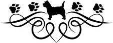 Adesivo auto cairn - adesivo, terrier