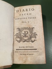 G. Mazzolari (Partenio): Diario Sacro , Le Sacre Vie E Chiese . Salomoni 1779-83