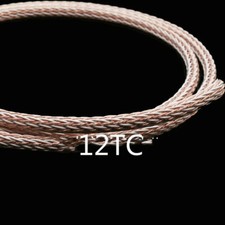 Cavo Altoparlante 12TC OCC Rame HIFI Audio Cavo Alimentazione 24 Fili PTFE 1m