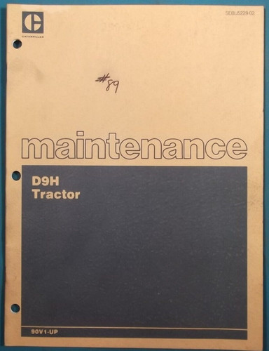 Caterpillar d9h trattore - d9h,