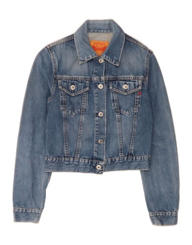 Replay giacca donna crop - crop, denim