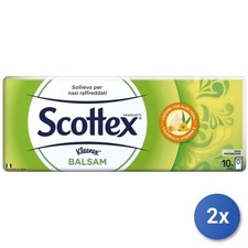 2x Scottex Fazzoletti 10 Pezzi