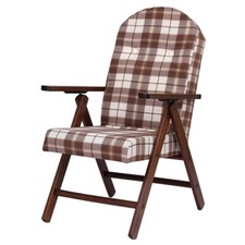 [4 FANTASIE] Poltrona Reclinabile Manuale Campania Legno Faggio Imbottita 191C