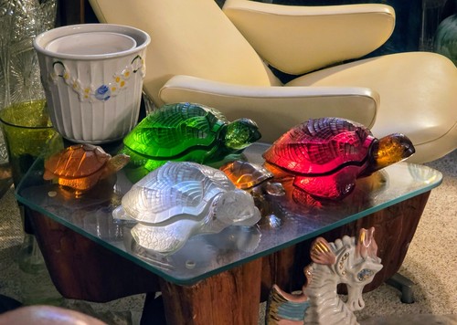 Lalique marine turtles all - marine,