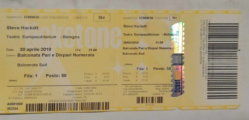Biglietti concerto steve - concerto,