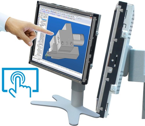 Monitor touchscreen 43cm - monitor,