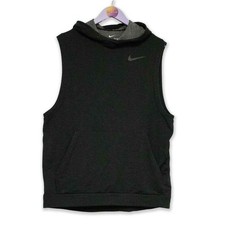 Felpa smanicata Nike nera con